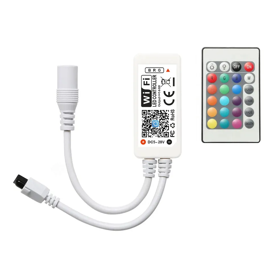 Mini WIFI Single Color LED Controller DC5-28V 96W, Magic Home Pro