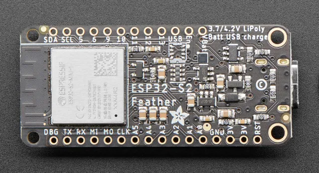 Adafruit Feather ESP32-S2 TFT Bottom