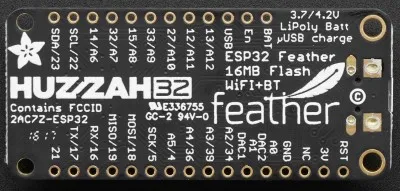 Adafruit HUZZAH32 Feather Bottom