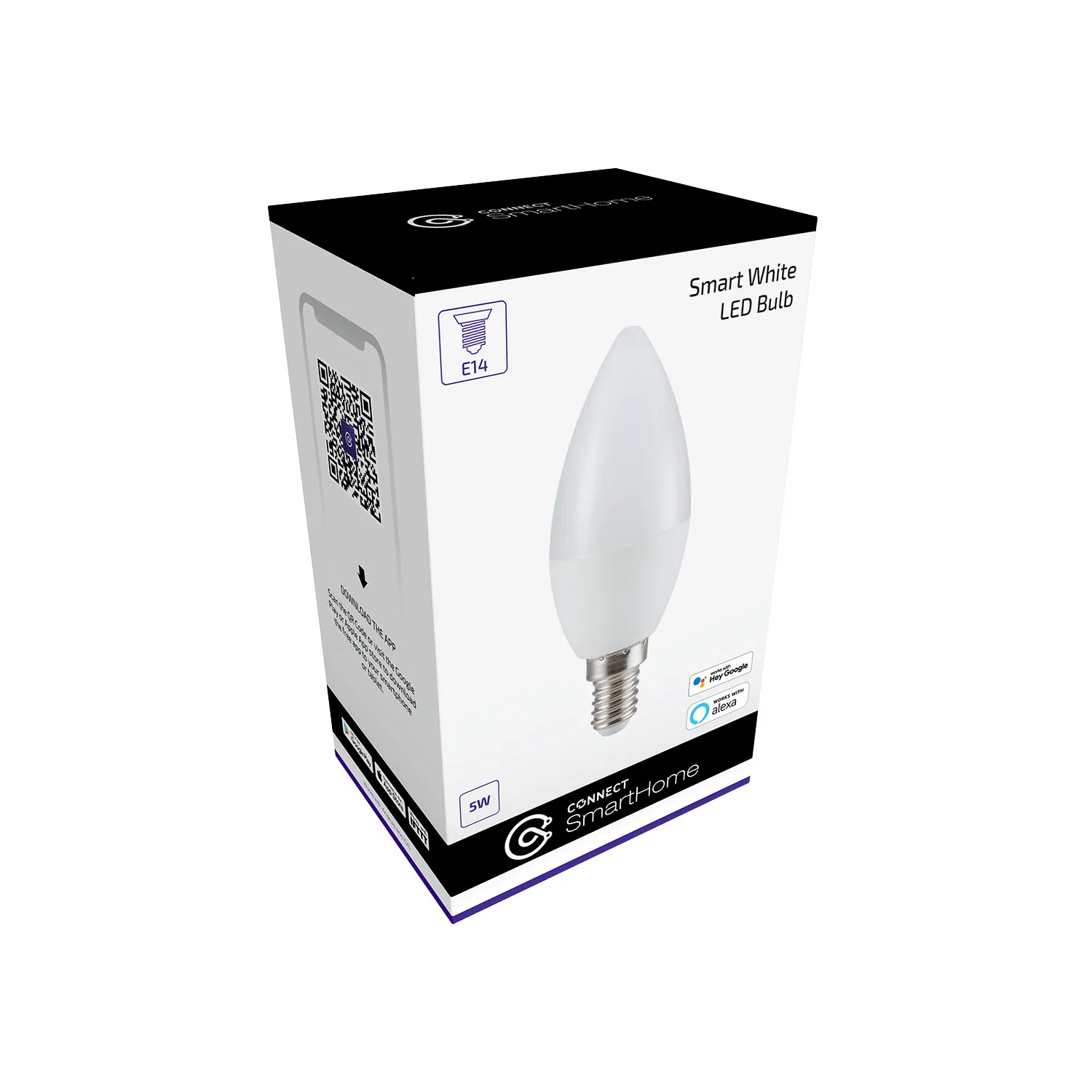 Bombilla LED RGB+CCT E14 6W SmartHome Alexa-Google