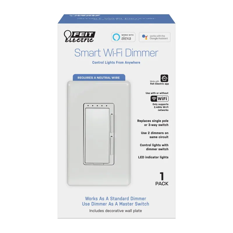 Nexete Smart Dual Light Switch,2 in 1 Single Pole Double Switch,Remote  Voice Control Smart Life App Work with Alexa Google Assistant,2.4GHz Wi-Fi  Neutral Wire Required,White(Dual Switch 2-Pack) - Yahoo Shopping