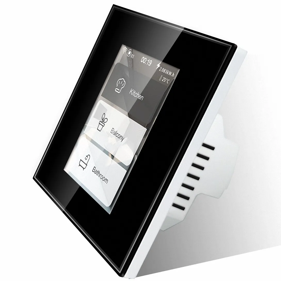 blanc Rongda Smart Home Touch Panel Variateur 500 W 
