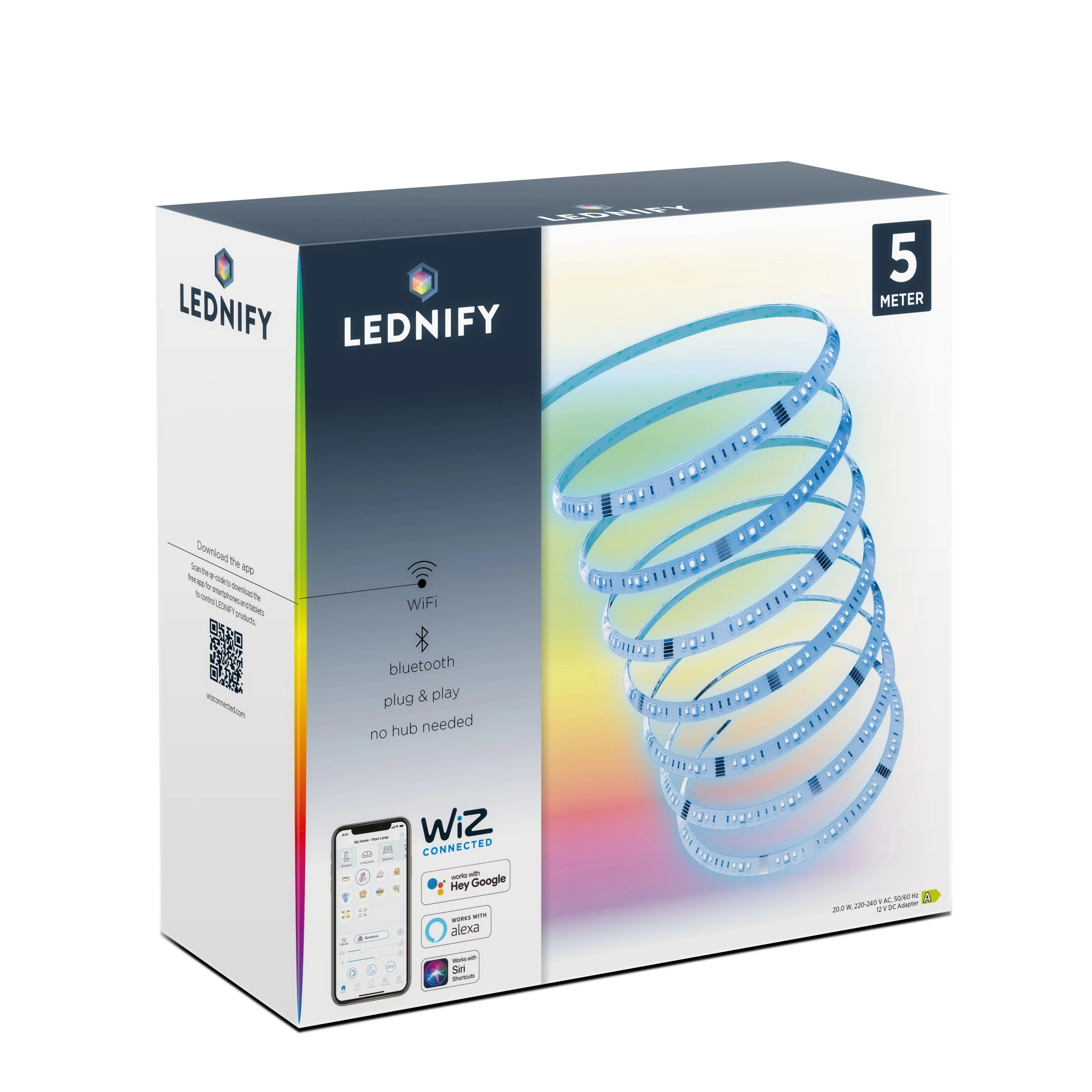 Lednify WiZ Connected 5m RGB+W
