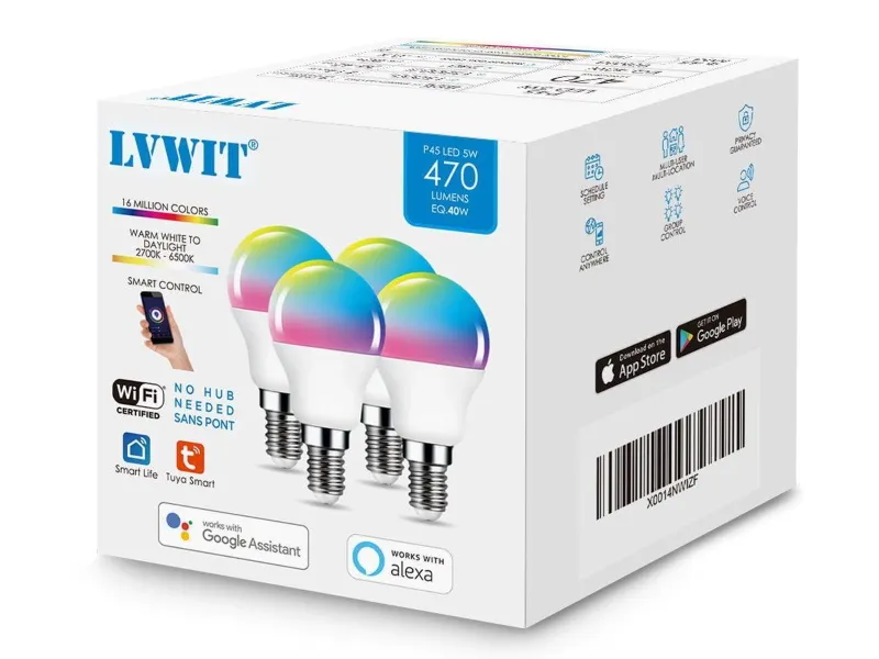 LVWIT G45 5W 470Lm