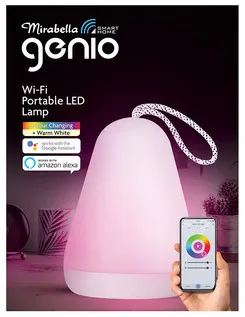 Mirabella Genio Rechargable LED Portable Lamp