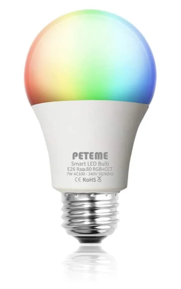 Peteme E26 A19 RGB