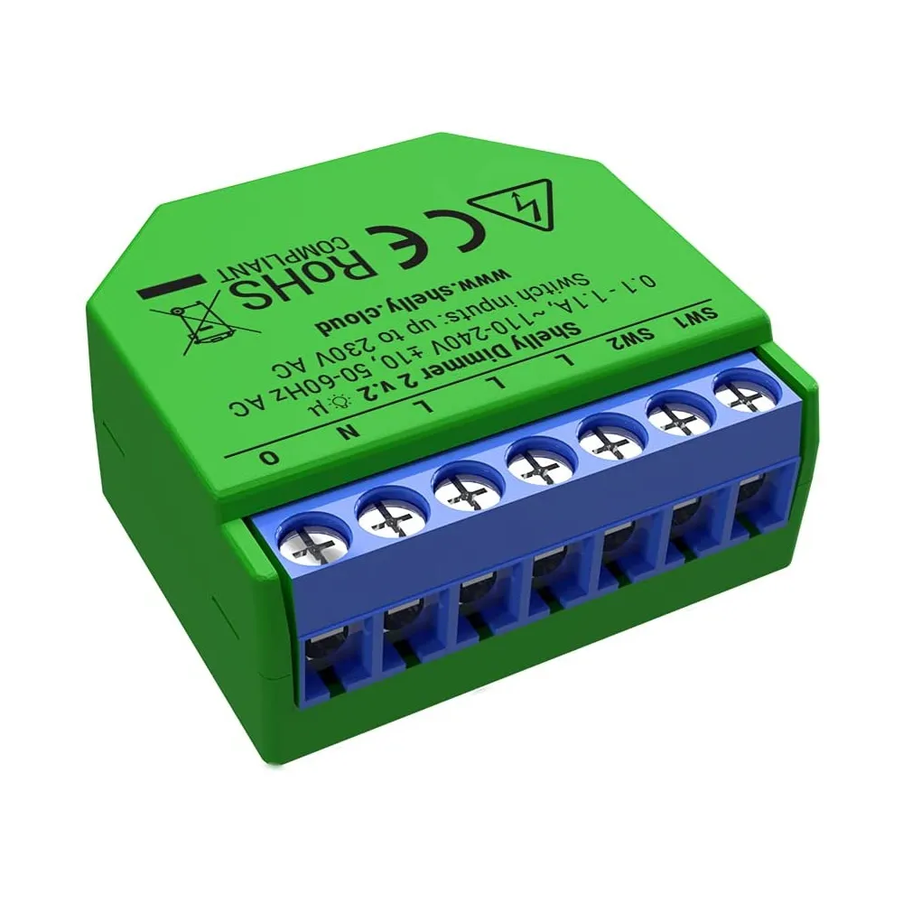 Shelly Dimmer 2 - Compact Case for 2-wire Lamp Install by djos_1475, Download free STL model