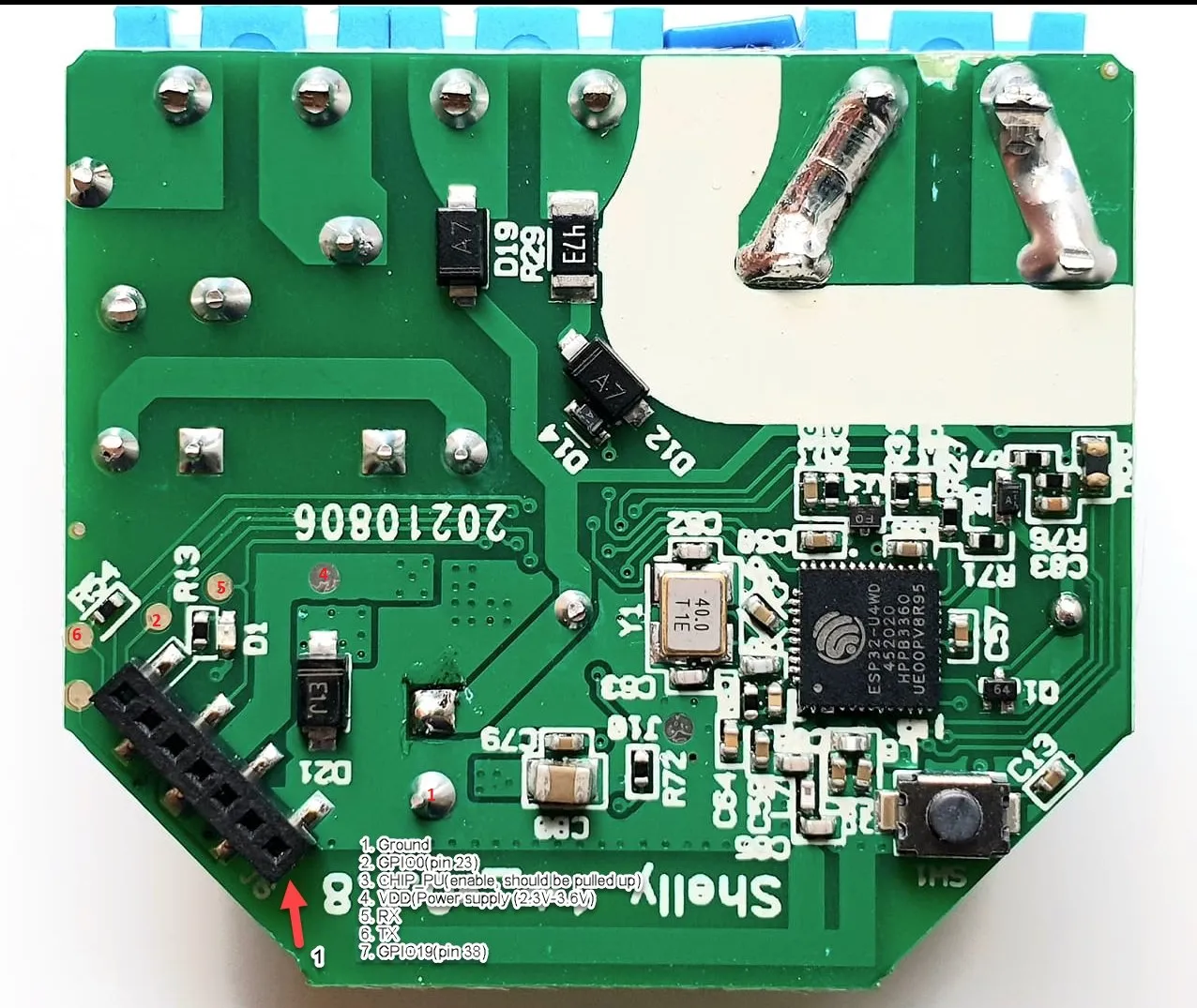 Shelly Plus 2PM Switch Module (SNSW-002P16EU) Configuration for Tasmota