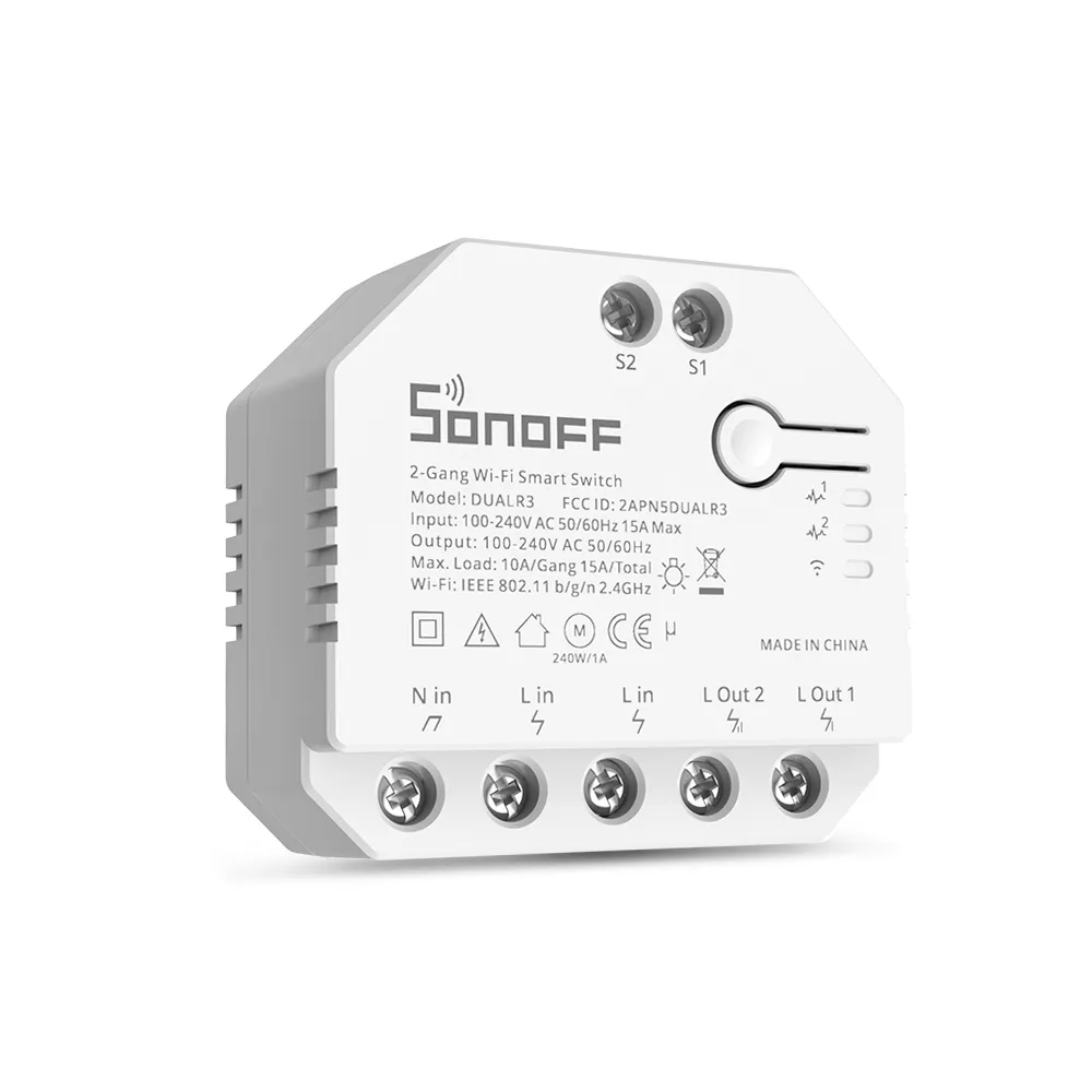 The new Sonoff DualR3 - ESPHome - Home Assistant Community