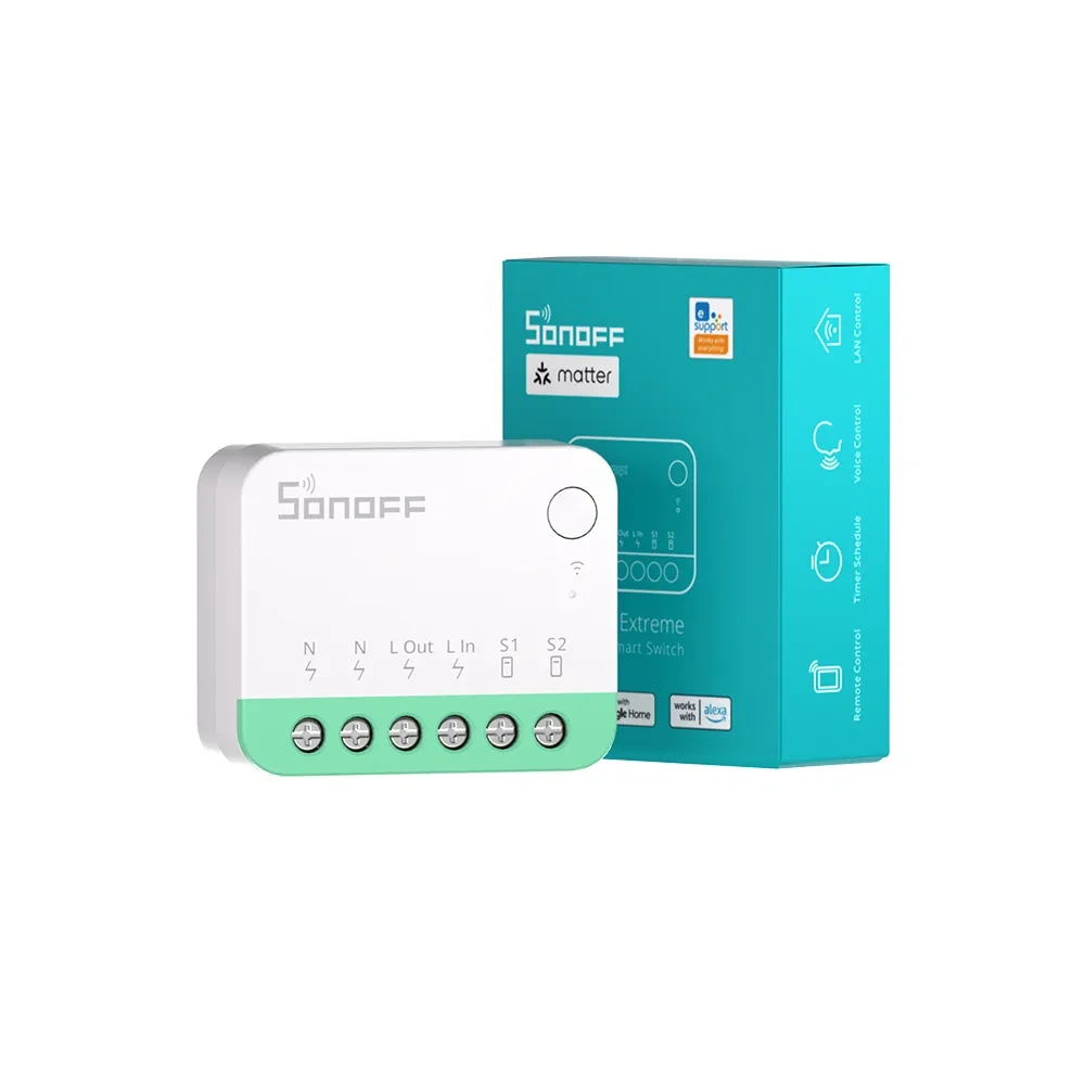 AUBESS Wifi Mini Smart Switch16A With Power Monitor Supporte  Al