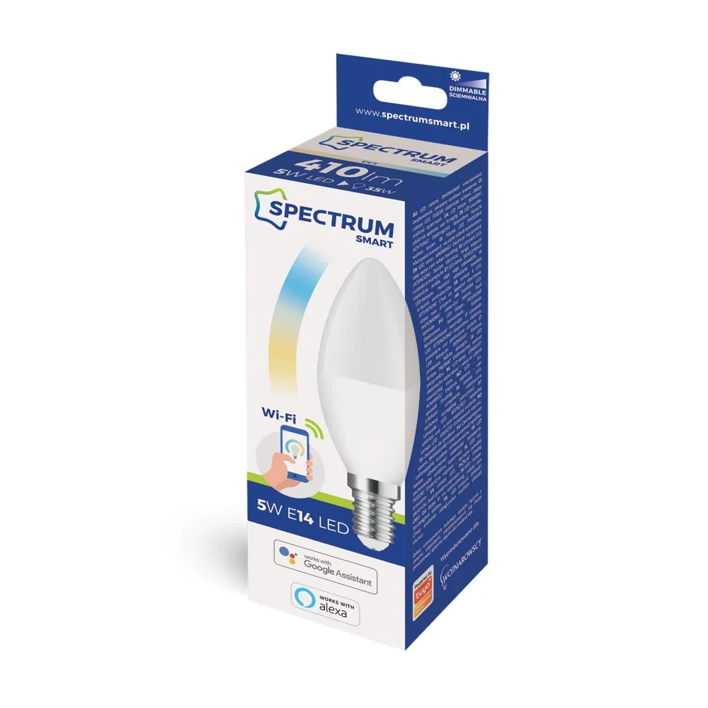 Spectrum Smart 5W 410lm Candle